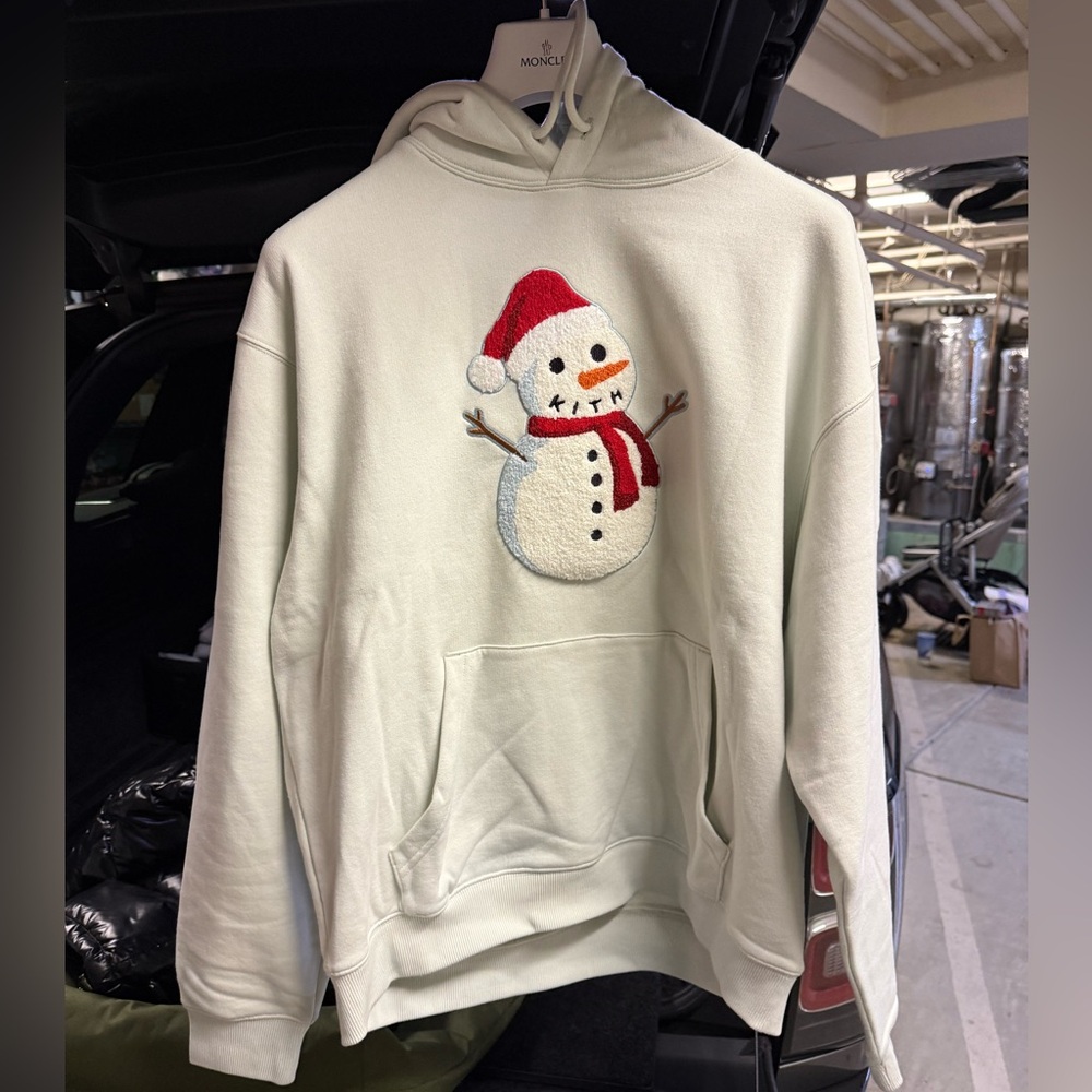 Kith Kithmas Snowman Hoodie Size Large